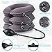 Cervical Neck Traction Device Brace - Provides Spine Alignment Support for Chronic Neck & Shoulder Pain Relief - Inflatable Stretcher Collar for Home Therapy - Improves Neck Posture - Faster Air Fill