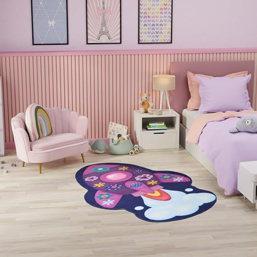 Nourison Home Imagination Multicolor 5' x 7' Area Rug - Easy Clean, Non Sheddin…