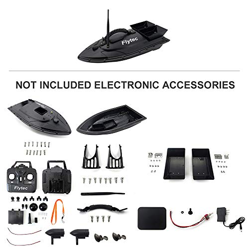 Goolsky Flytec 2011-5 RC Boat Fish Finder 1.5kg Loading Remote Control Fishing Bait Boat KIT Version DIY Boat