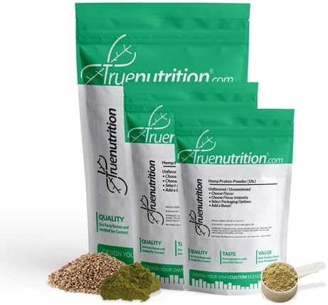 True Nutrition Hemp Protein Powder (Unflavored 1lb.)