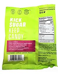 16 Pack Variety Keto-Friendly Gummy Bears - Stevia Sweetened Fruity Gummy Bears, Sour Gummy Bears, Sweet Fish, Sour Buddies, Low Sugar, Low Carbs (1.8 Ounce)