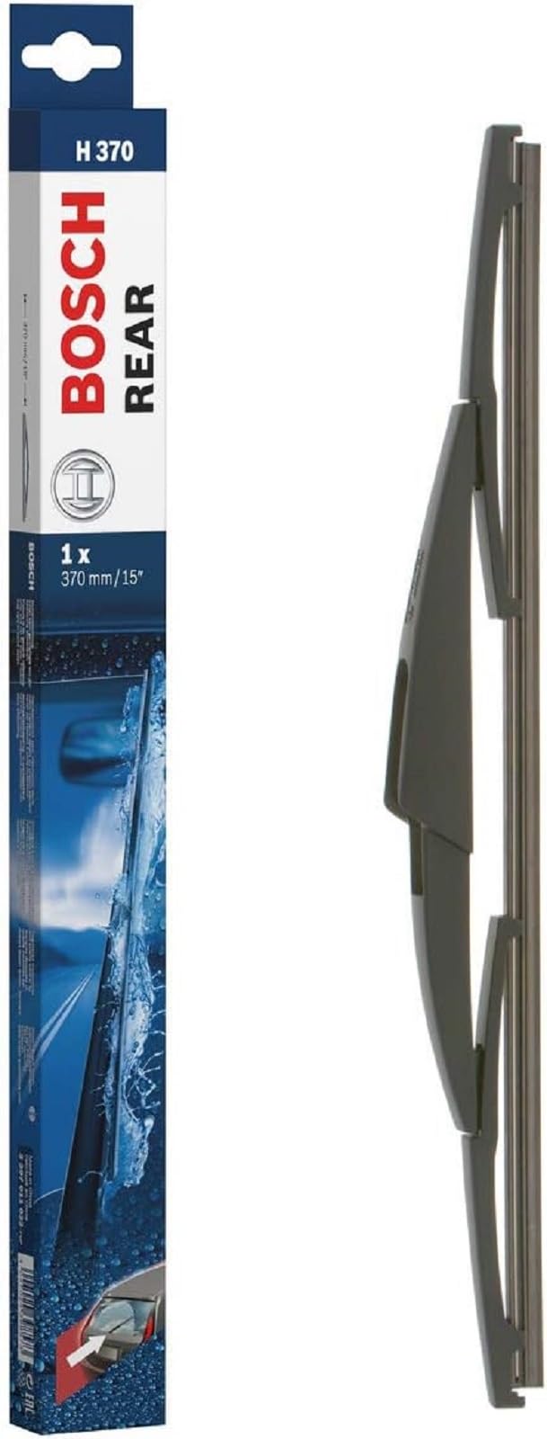 Bosch Wiper Blade Rear H370, Length: 370mm – Rear Wiper Blade