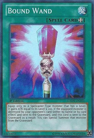 Yu-Gi-Oh! - Bound Wand (GAOV-EN051) - Galactic Overlord - 1st Edition - Super Rare