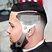 Markkeer Beard Shaping & Styling Tool with Inbuilt Comb for Perfect Line up & Edging, Stainless Steel Beard Shaping Tool Works with a Beard Trimmer or Razor to Style (Stainless Steel Comb 2)