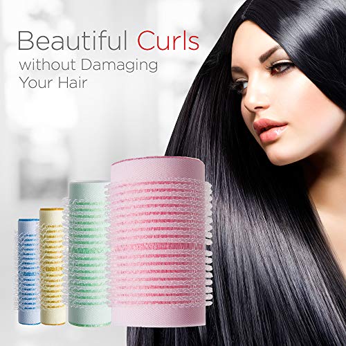 Titania Sleep Rollers 15mm 8 Pieces - Chemical & Moisture Resistant Overnight Hair Styling Rods in PolyBag - For Easy & Heat Free Nighttime Curling