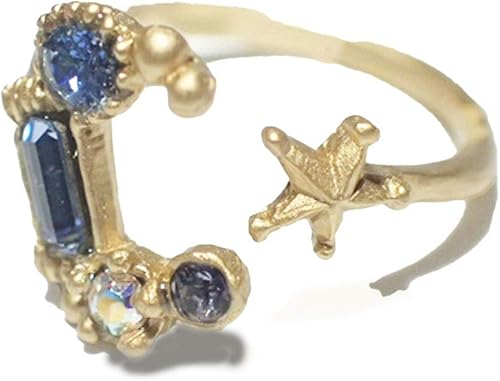 Amazon パルナートポック リング Palnart Poc クレセントリング ピンキー ファランジリング 指輪 スター かわいい 個性的 誕生日 プレゼント 女性 ユニーク 宇宙 レディース 人気 大人 メルヘン リング 通販