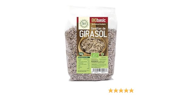 Sol Natural - Semillas de Girasol, 500 gr: Amazon.es: Alimentación ...