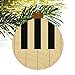 GRAPHICS & MORE Piano Keys Keyboard Pianist Music Wood Christmas Tree Holiday Ornament
