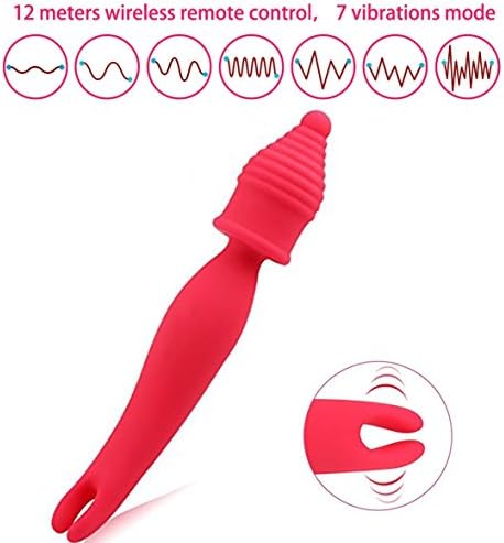 Powerful 7 Speed Pattern Dual End Personal Massager | REFLEXOLOGY | Waterproof Cordless Rechargeable | THERAPEUTIC RELIEF | Auto Intensity Sensor DURABLE Best Gift