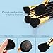 BESTOPE Makeup Brushes Makeup Brush Set Professional Face Eye Blush Foundation Brushes for Powder Liquid Cream - 15 Count