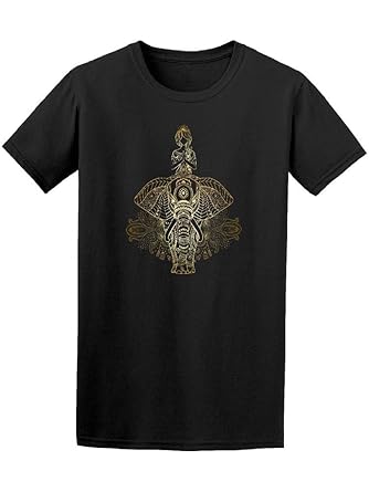 Amazon Com Elephant Yoga Urban Style Tee Men S Image By