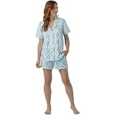 BedHead - Short Sleeve Shorty PJ Set - Garden House - Small (4-6)