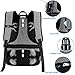 Travel Laptop Backpack,IIYBC Anti Theft Laptop Bag with USB Charging Port and Headphone Interface, Business Backpack for Men Women,College School Computer Bag Fits 17 Inch Laptop and Notebook-Grey