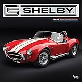 Shelby 2018 12 x 12 Inch Monthly Square Wall Calendar with Foil Stamped Cover, Ford Mustang Motor Ca by 