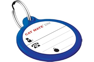 Cat Mate Collar Worn Pet ID Disc for use with all Cat Mate, Dog Mate, and Closer Pets Products