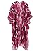 Moss Rose Women's Beach Cover up Swimsuit Kimono Cardigan with Bohemian Floral Print (Color28)