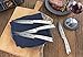 Cangshan S1 Series 1020366 German Steel Forged 4-Piece Steak Knife Set, 5-Inch Straight-Edge Blade