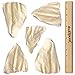 Jack&Pup White Cow Ears for Dogs - Cow Ear Dog Treats, Single Ingredient, High Protein, Pig Ear Alternative Dog Treats - Cow Ears for Small and Large Dogs (15 Pack)