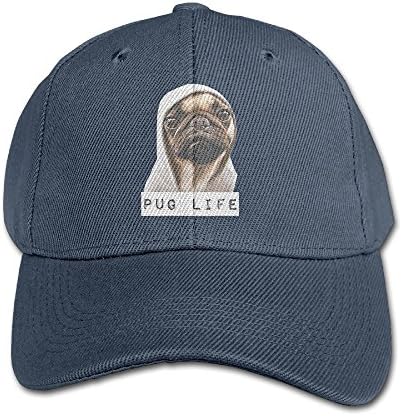 Pug Life Boys Girls Snapback Hats Navy