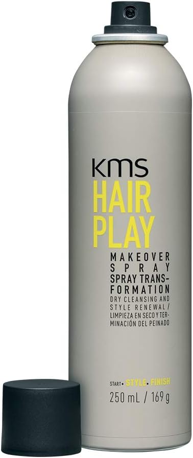 KMS HairPlay Makeover Spray, for All Hair Types Dry Clean & Refresh, Volume & Texture, Vegan & PETA Approved, 250ml - Image 4
