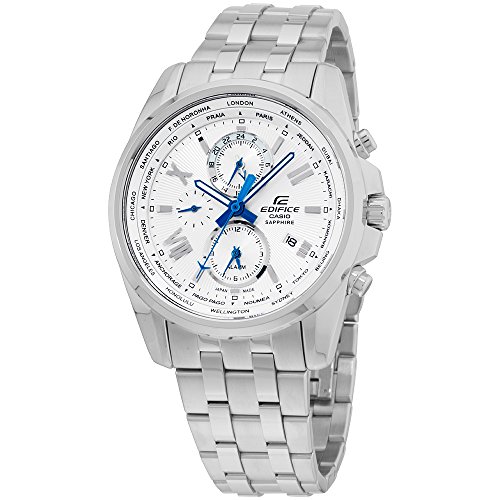 Casio Edifice Silver Dial Stainless Steel Men's Watch EFB301JD-7A