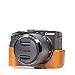 MegaGear Ever Ready Protective Leather Camera Case, Bag for Canon PowerShot G3 X, G3X Digital Camera (Light Brown)