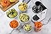Gourmia GES580 Electric Spiralizer with 3 Blades Recipe Book, 110V - White