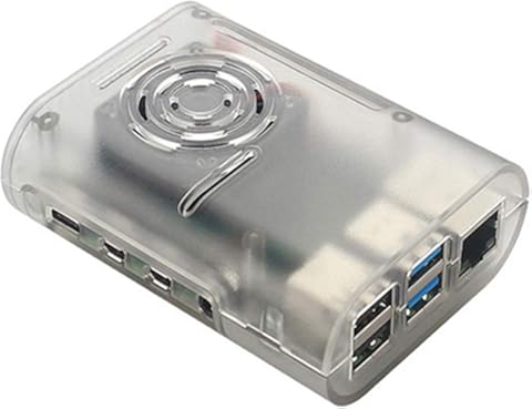 KJ-KUIJHFF - Carcasa de plástico ABS para Raspberry Pi 4 modelo B