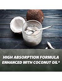 Upgraded Ginkgo Biloba Extract W/Aceite de Coco Orgánico para más alta absorción – 120 mg Vegetariana suave Geles – 60 Cápsulas por TR Suplementos