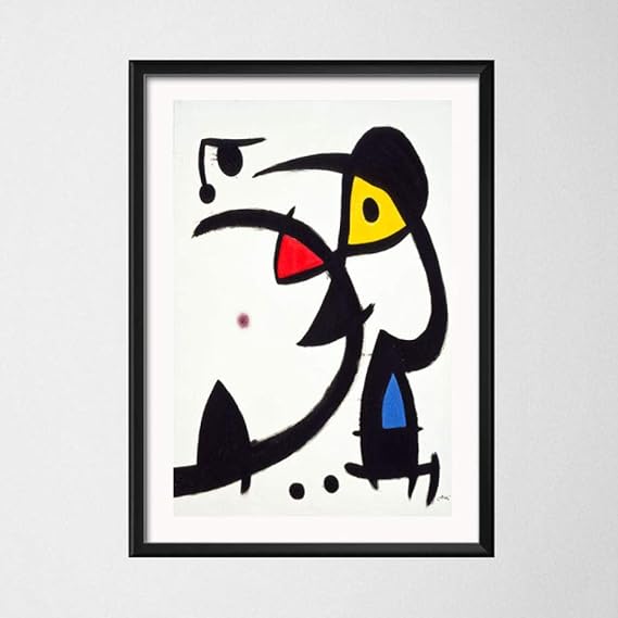 Joan Miro Pinturas De Arte Surrealista Moderno, Imagen Abstracta
