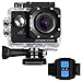 4k WIFI Sports Action Camera, SOOCOO C30R Action Camera Waterproof 20MP 170 Degree Wide Angle Sports Video Camera 2 LCD Screen/2.4G Remote Control/2x1350mAh Batteries-Black(Micro SD Card Not Included)