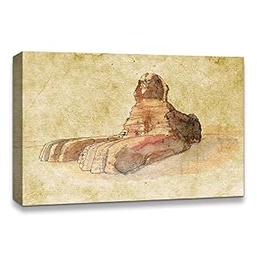 wall26 Canvas Wall Art Freehand Sketching of Scenery...