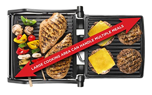 Chefman Panini Press Grill and Gourmet Sandwich Maker Non-Stick Coated Plates, Opens 180 Degrees to Fit Any Type or Size of Food, Stainless Steel Surface and Removable Drip Tray, 4 Slice Chefman Panini Press Grill and Gourmet Sandwich Maker Non-Stick Coated Plates, Opens 180 Degrees to Fit Any Type or Size of Food, Stainless Steel Surface and Removable Drip Tray, 4 Slice
