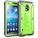 Galaxy S5 Case, SUPCASE [Heavy Duty] [Unicorn Beetle Pro Series] Full-body Rugged Case with Built-In Screen Protector for Samsung Galaxy S5 Case, Dual Layer Design Impact Resistant Bumper (Green/Gray)