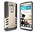 Hyperion Titan 2-piece Premium Hybrid Protective Case / Cover for LG Optimus G3 Cell Phone (Fits all LG Optimus G3 [Possible model numbers: D850, D830, VS985, D851, D972] US and International models and carriers)2 Year NO HASSLE Warranty - GOLD