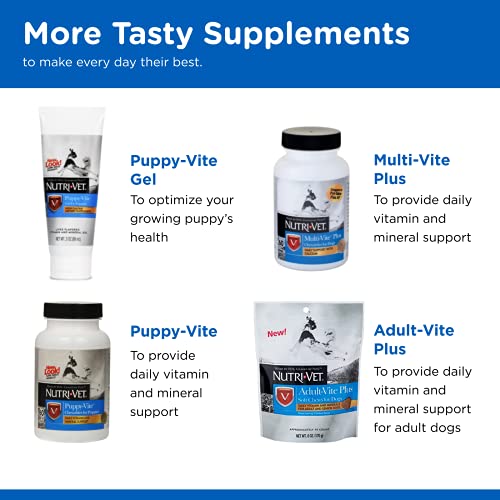 NutriVet MultiVite Chewables for Adult Dogs Formulated with Vitamins and Minerals Supports