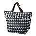 Printing Lunch Bags, Arricastle Oxford Cloth Aluminum Foil Insulated Zip Cooler Bag Portable Takeaway Aluminum Film Pack Cooler Bag Lunch Box Package (Grey Plaid)