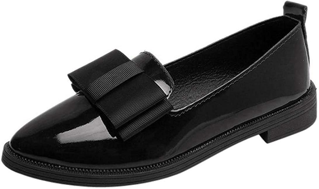 leather slip on shoes womens