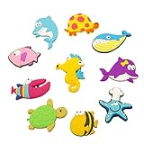 Fridge Magnets for Toddlers Under Sea Ocean Animal Magnets Cartoon Magnetic Fridge Funky Toy for Kids