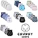 Baby Burp Cloths 4 pack, 100% Organic Cotton | Large, Triple Layer, Ultra Absorbent & Soft |Burping Rag for Newborn, Gender Neutral |Baby Shower Set for Boys & Girls “ Ahoy Set” By Chunky Chops