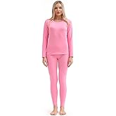 PISIQI Thermal Underwear Women Ultra-Soft Long Johns Set Base Layer Skiing Winter Warm Top & Bottom