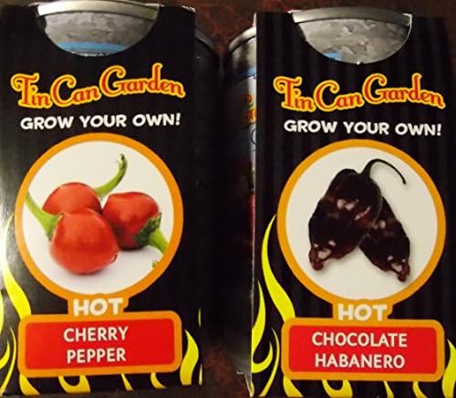 Tin Can Garden Hot Chocolate Habanero and Hot Cherry Pepper