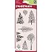 Inkadinkado Incardinate Christmas Woodland Wonderland Unmounted Clear Rubber Stamp Set for Cards and Scrapbooking, 4'' L x 8'' H, 8 pc.
