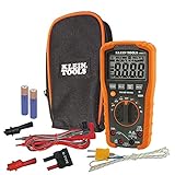 Klein Tools MM600 HVAC Multimeter, Digital Auto-Ranging Multimeter for AC/DC Voltage, and Current, Temperature, Frequency, Continuity, More