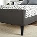 Zinus Lottie Upholstered Platform Grey Bed Frame with Footboard | FSPBF-F Model | Full