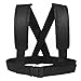PELLOR Resistance Shoulder Strap, Training Equipment Weight Bearing Band Black Easy to Use Lightweight Gym Must Home Exerciser