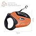 TaoTronics Retractable Dog Leash (Orange), 16 ft Dog Walking Leash for Medium Large Dogs up to 110lbs, Tangle Free, One Button Break & Lock, Dog Waste Dispenser and Bags Included-Orange