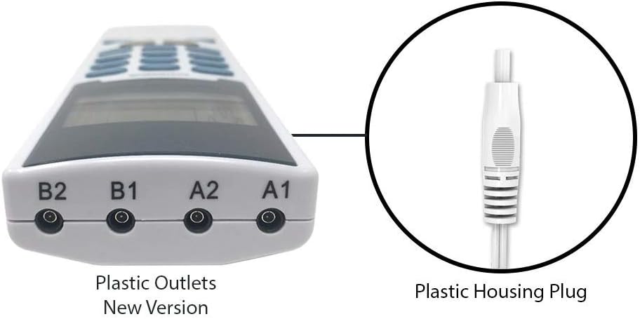 FDA cleared OTC HealthmateForever YK15AB TENS unit with 4 outputs, apply 8 pads at the same time, 15 modes Handheld Electrotherapy device | Electronic Pulse Massager for Electrotherapy Pain Management -- Pain Relief Therapy : Chosen by Sufferers of Tennis Elbow, Carpal Tunnel Syndrome, Arthritis, Bursitis, Tendonitis, Plantar Fasciitis, Sciatica, Back P