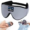 MUSICOZY Sleep Headphones 3D Bluetooth 5.2 Headband Sleeping Headphones, Wireless Music Eye Sleep Mask Earbuds for Side…