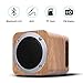 Bluetooth Speakers Wooden, ZENBRE F3 6W Portable Bluetooth 4.1 Speakers with 70mm Big-Driver, Wireless Computer Speaker with Enhanced Bass Resonator (White Oak)